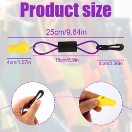 Boat Whistle with Lanyard, Whistle with Lanyard for Safety Boat Survival Shrill Loud Blast Emergency Accessory for Boating Marine Life Jacket Lifeguard Hiking Kayak Camping Rescue Signaling
