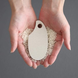 Nanorabo Rice Protection Gin Set of 2, Diatomaceous Soil, Made in Japan, Moisture Deodorizing Container, Storage, Stylish