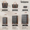 imiomo Luggage Sets 2 Piece Check and Large,Hardside Suitcase with