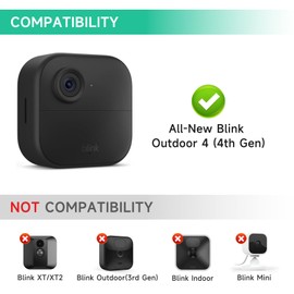OLAIKE 3Pack 25ft Power Cable and Adapter for Blink Outdoor 4(4th Gen), Type-C Power Cable Compatible with Blink 4th Gen, Black(No Blink Camera)