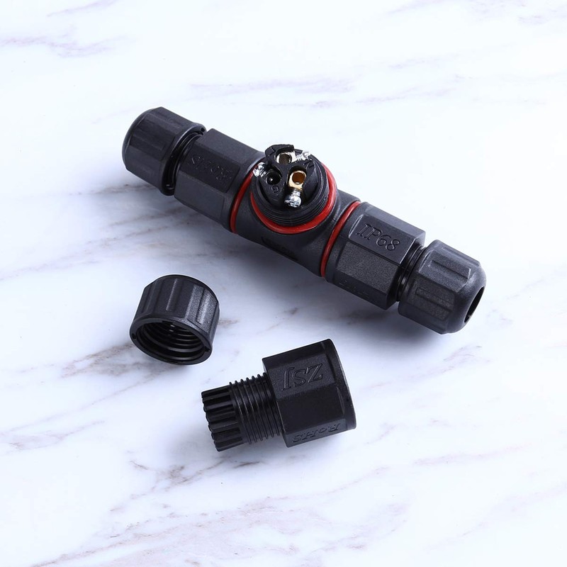 Set of 2 Ounona Waterproof Connector Sleeve T Shape 3