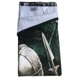 Wild Star Hearts - Viking Raiders - Quick Drying Microfibre Beach Towel Lightweight Bath Towel Fast Drying Swimming Towel 58” x 39” Large Viking Beach Towel
