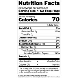 Semi-Sweet Chocolate Chips (Baking Morsel Drops) (16 oz, ZIN: 524674) - 3 Pack