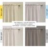 H.VERSAILTEX Angora Flax Linen Curtains 84 Inch Length for Bedroom