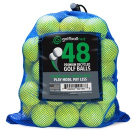 GolfBall Nut Used and Recycled Callaway Supersoft Yellow Near Near Mint - 4A Quality Golf Balls 48 Golf Balls Mesh Bag Included