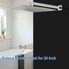 HarJue Shower Arm, Rain Shower Head Extension Extender, With Flange