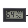 Mini termómetro higrómetro, medidor de humedad digital LCD integrado con