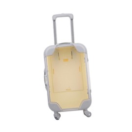 Sharplace Mini Suitcase Party Favor Box 17 to 18in Doll Rolling Mini Suitcases for Party Favors