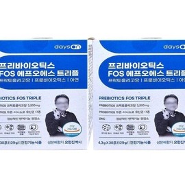 데이즈온 오한진 프리바이오틱스 FOS 트리플 2박스x30포 2개월분(SH) DaysOn Ohanjin Prebiotics FOS Triple 2 Boxes x 30 Packs 2 Months Supply (SH)