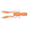 BOTTLE SHRIMP SW (3 inch) Clear Orange/Rainbow Flake