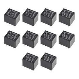 sourcing map 10 Pcs JQC-3FF-S-Z DC 24V Coil SPDT 5 Pin PCB Electromagnetic Power Relay