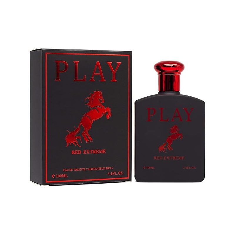 EBC Play Red Extreme Eau De Toilette for Men, 100