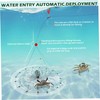 Crab Trap, Automatic Opening & Closing Fish Trap Cage, Stainless