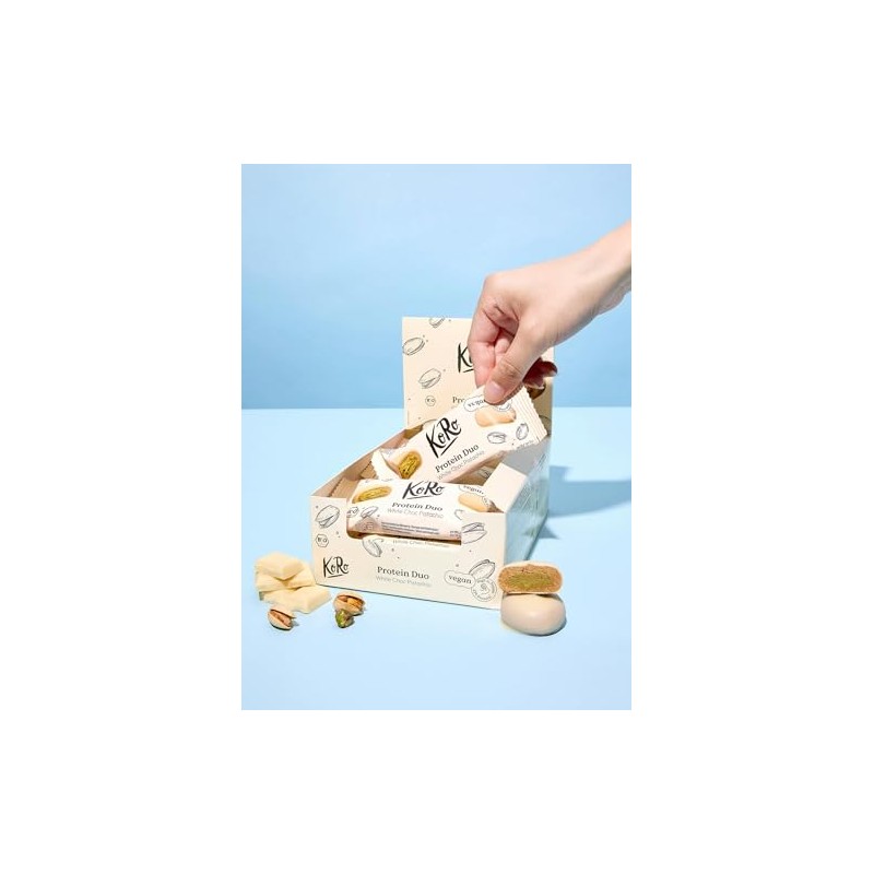 KoRo - Organic Protein Bites White Choc Pistachio 12 x