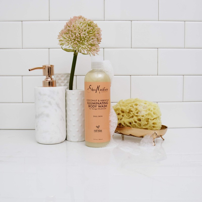 SheaMoisture Coconut & Hibiscus Body Wash, 13 Ounce