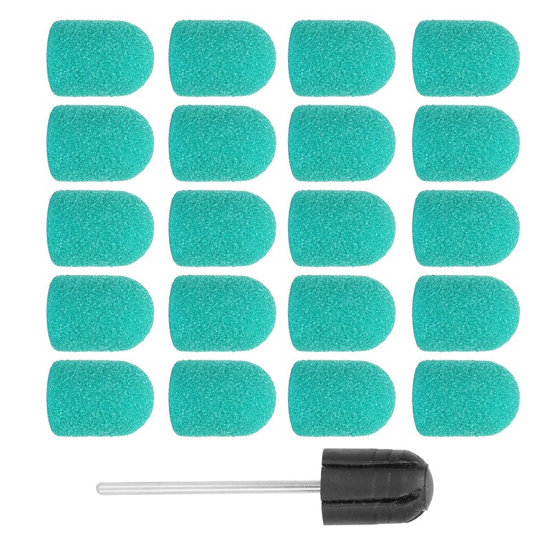 Nail Sanding Band Drill Bit Nail Art Polishing Sanding Cap