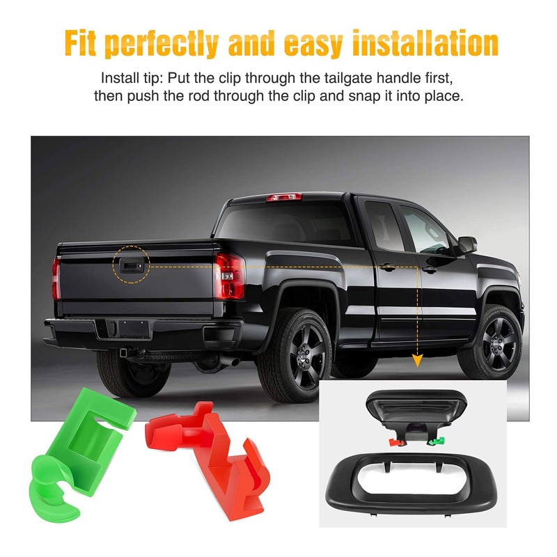 GOOACC 425 Pcs Car Body Retainer Clips Set Tailgate Handle