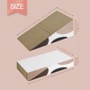 Pawfectpals Corrugated Foldable Cardboard Cat Scratching Pad, Triangle or Box