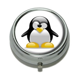 Penguin - Snow Bird Pill Case Trinket Gift Box