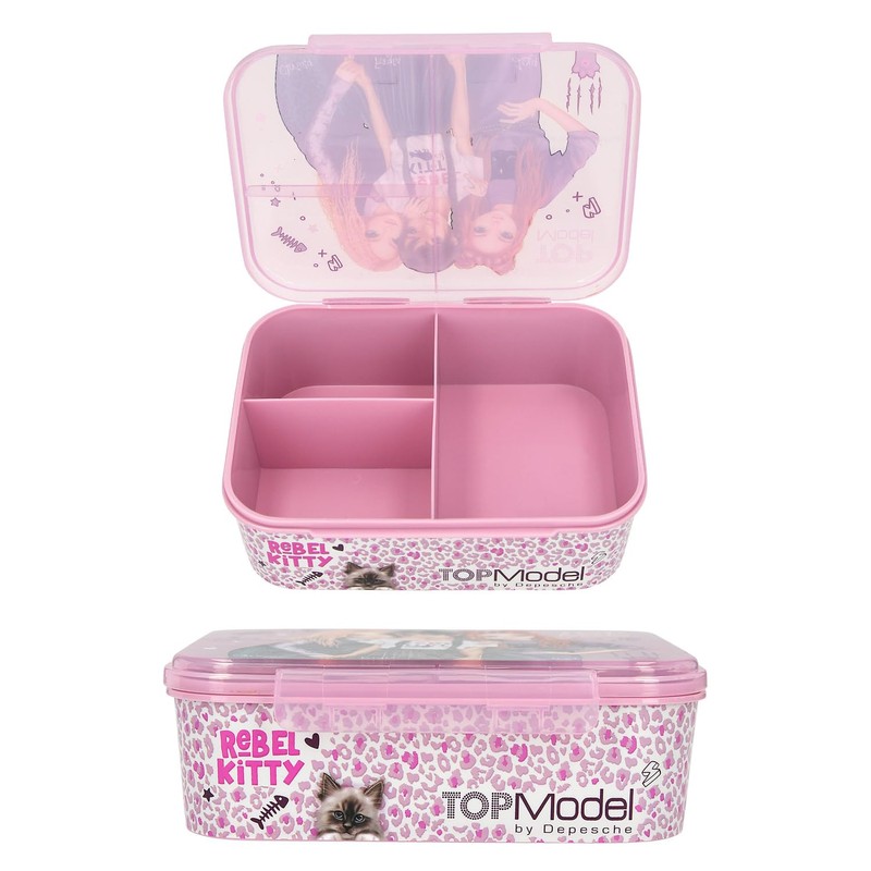 Depesche TOPModel Rebel Kitty 13257 Lunch Box in Purple with