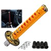 EZAUTO WRAP 20cm Orange Red Shift Knob Samurai Sword Alloy