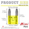 FymuSing 20 pcs 20A Mini Blade Fuse, Automotive Fuse for