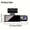 1080P Dash Cam, Dual-Camera Tachograph - Infrared Night Vision, Loop