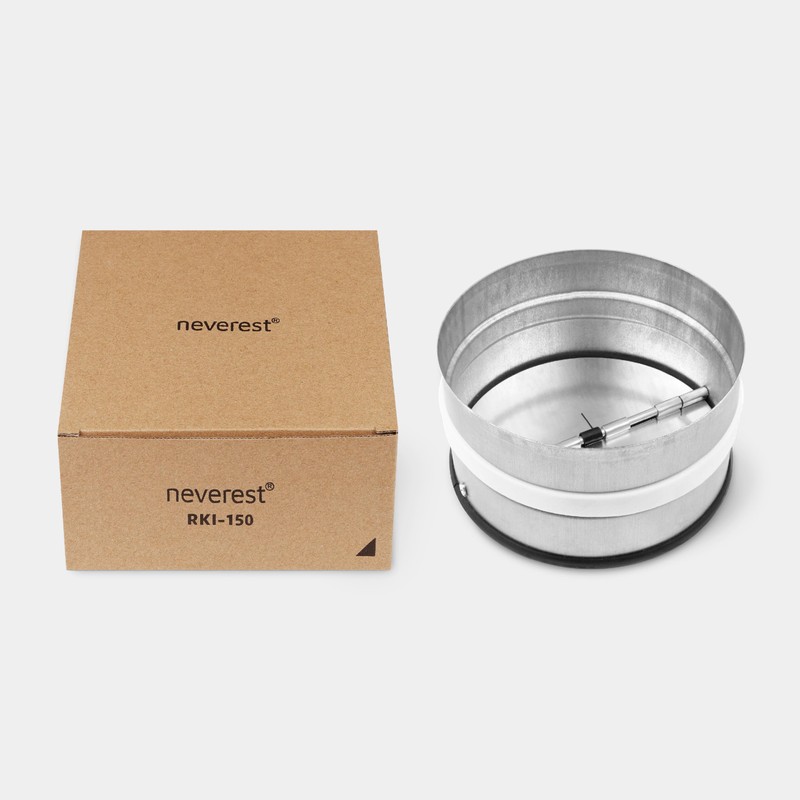 neverest RKI Backdraft Shutter 6 inch Inline Extractor Fan Backdraft