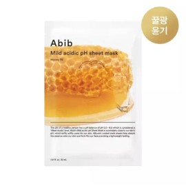 Abib 아비브 약산성 pH 시트 마스크 핏 허니, 10매 Abib Low pH Sheet Mask Fit Honey, 10 Sheets