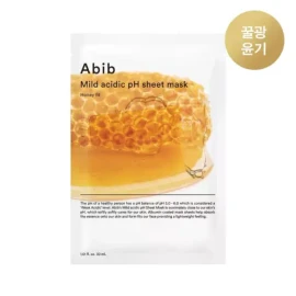 Abib 아비브 약산성 pH 시트 마스크 핏 허니, 10매 Abib Low pH Sheet Mask Fit Honey, 10 Sheets