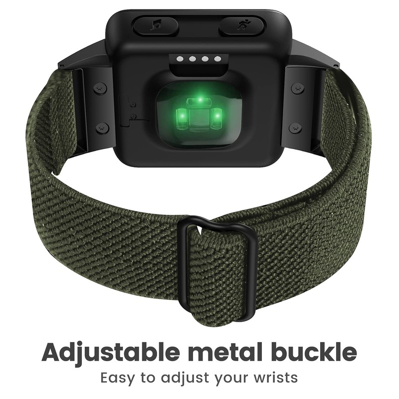 NotoCity for Garmin Forerunner 35 Strap, Elastic Braided Solo Loop