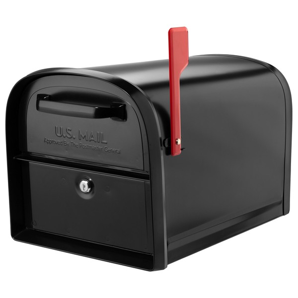 Architectural Mailboxes 6300B-10 Oasis 360 Locking Parcel Mailbox, Extra Large, Black