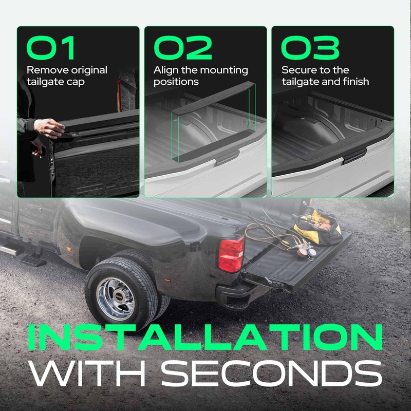 YHTAUTO Tailgate Molding Trim Fit for Ford F-150 2015-2020 |