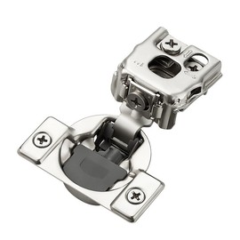 HOME EDIT 10 Pack 5 Pairs 1 inch Overlay Soft Close Cabinet Hinges for Kitchen, Stainless Steel Three-Way Adjustable, Concealed Self-Closing Door Hinges