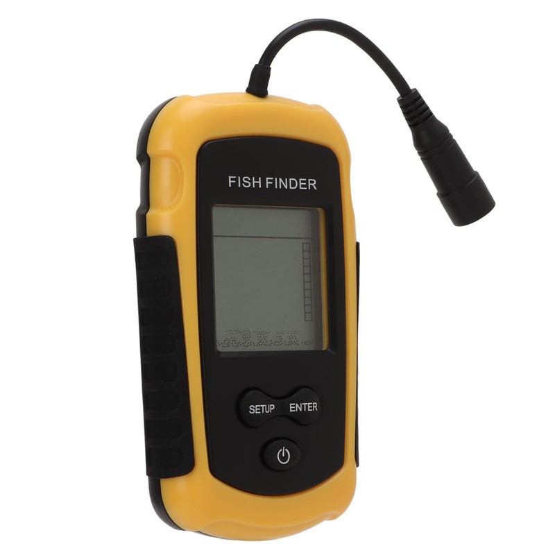 Wired Fish Finder ABS Portable Sonar Intelligent Underwater Fishfinder with