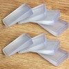 Tahikem 8 Pcs Plastic Clear Table Shims, Level Wedge Shims