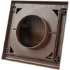 Vent Systems Brown 4" Inch Dryer Hood Vent with Bird