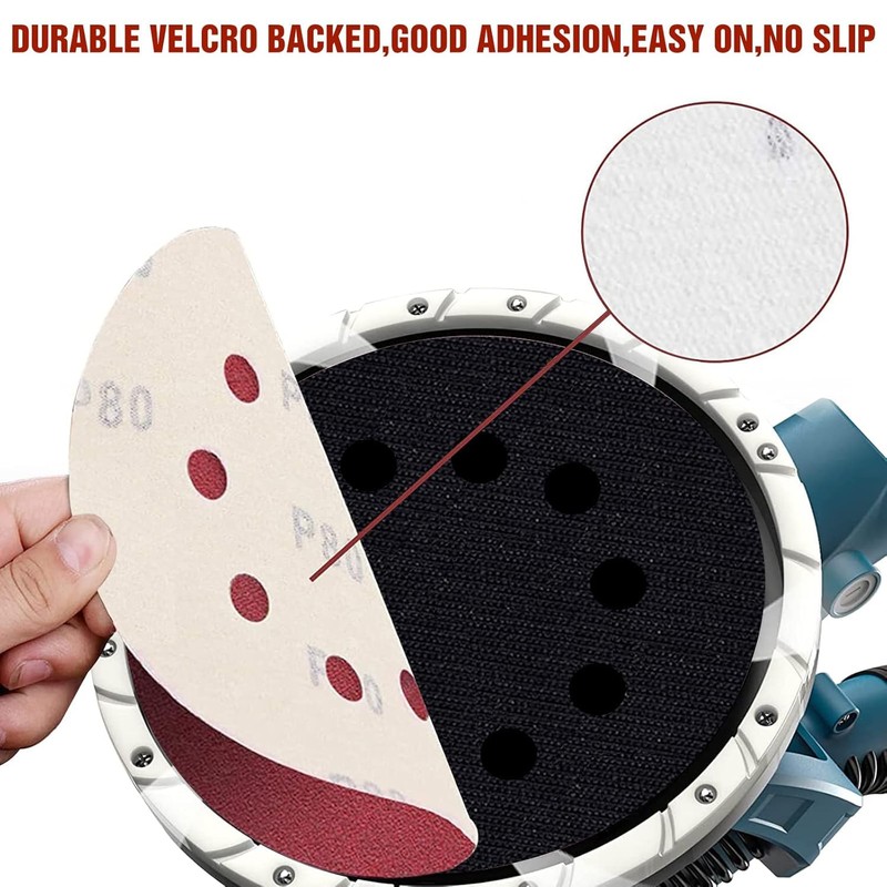 9 Inch 10 Holes Sanding Disc 240 Grit Drywall Sandpaper