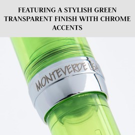 Monteverde MONZA FOUNTAIN PEN (WITH INK VIALS), GREEN; EXTRA FINE NIB