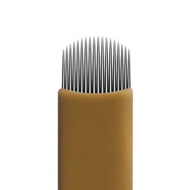 50pcs Disposable Microblading Blade U18 Nano 0.18mm Needles for Semi Permanent Makeup Eyebrow Tattoo Blades (18U-0.18mm 50pcs)