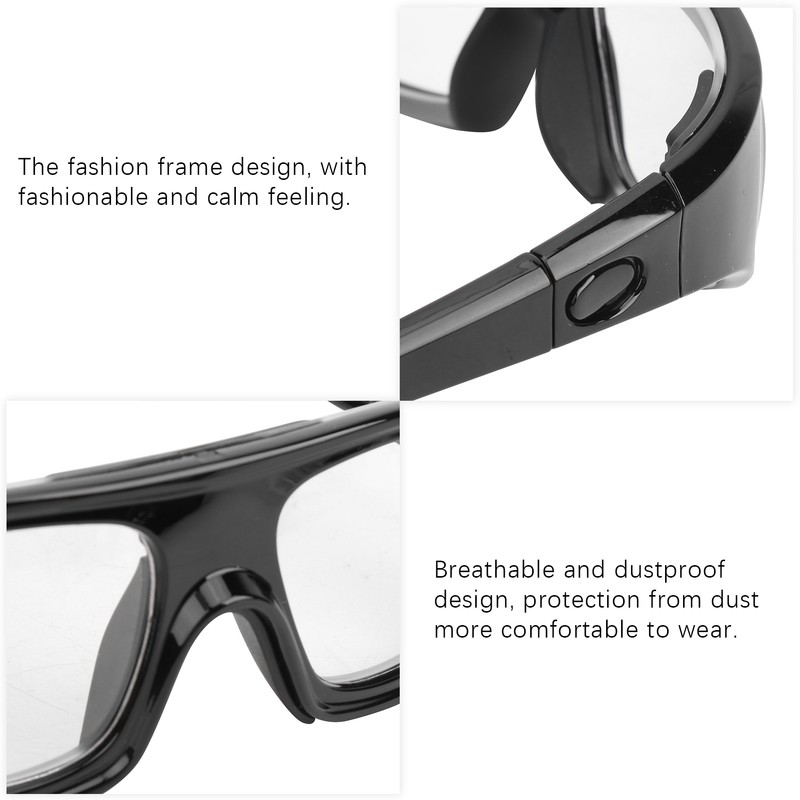 Impactresistant PC Sports Basketball Glasses Removable Headmounted Protective Goggles(black )