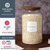 CZSZYGHBAO 2 PCS Large Glass Jar with Airtight Lid, Glass
