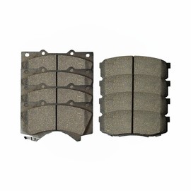 alxiang Front and Rear Left Driver Right Passenger Side Ceramic Brake Pad Kit for LX570 2008-2011 2013-2018 for Land Cruiser 2008-2011 2013-2018 for Sequoia 2008-2017 for Tundra 2007-2017