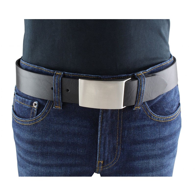 BELTINGER Belt made of full cowhide leather, 4.5 cm, jeans