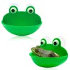 OWMOSYX Frog Habitat with Suction Cup, 2 Pcs Cute Fish