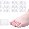 30 Pcs Protectores de Dedos de los Pies, Tapas de