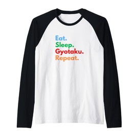 Eat Sleep Gyotaku Repeat for Printmakers and Gyotaku Lovers Raglan Baseball Tee
