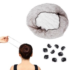 ZYC100 bag Brown Hair Net - 24 "Invisible nylon hair net for women and men - the perfect updo, easy to dance, air ride to enhance temperament