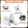 Pack of 30 Shelf Brackets, 3 mm Shelf Brackets for