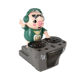 Electric DJ Pig Toy with Light and Music Shock Resistance Clear Sound Quality Lively Rhythm for Kids Boys Girls Type 1
